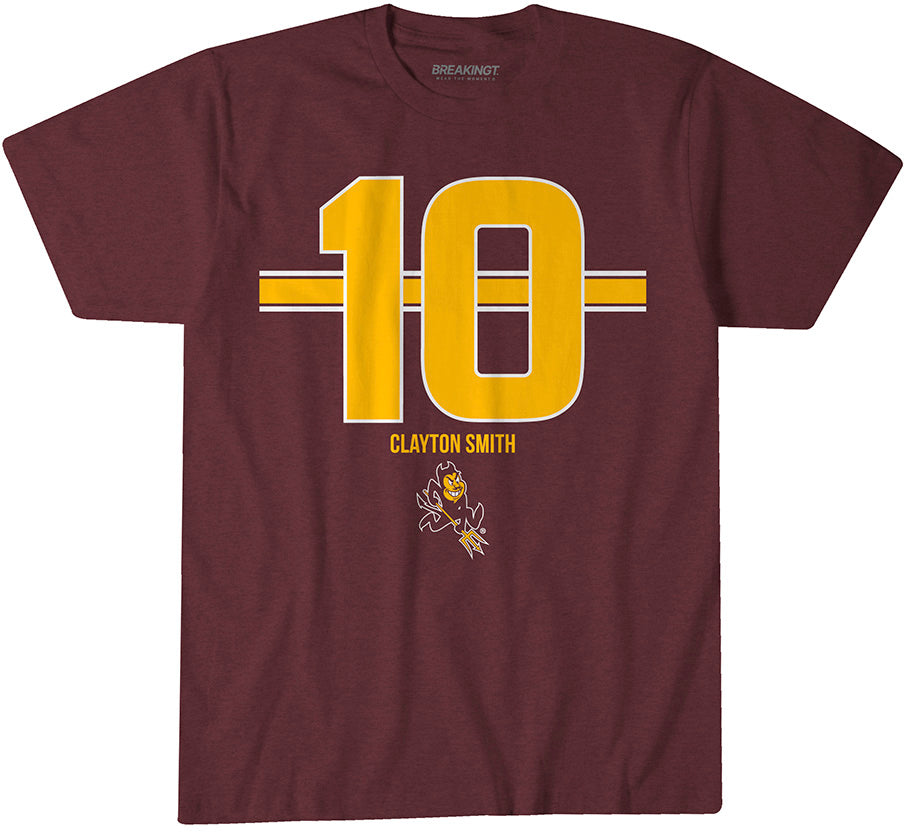 ASU Football: Clayton Smith 10 Stripe